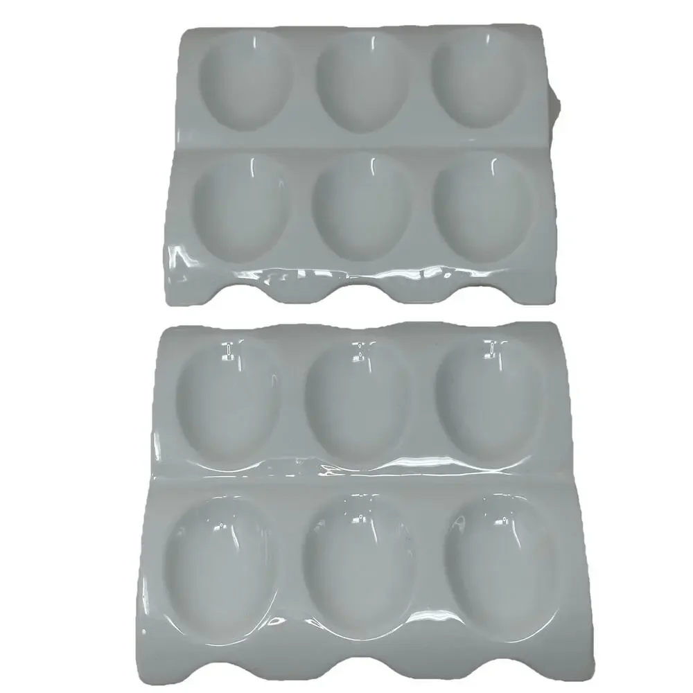 Two Front Of The House Six Egg Contemporary Plate Holder Display Plates
